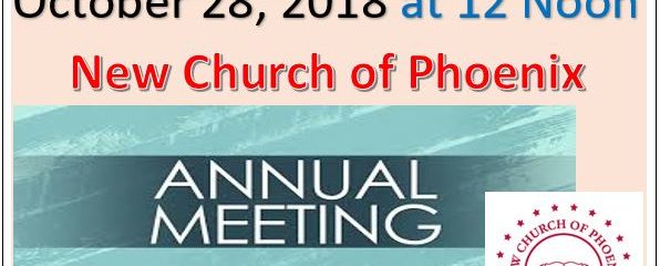 Annual Society Meeting – New Church of Phoenix