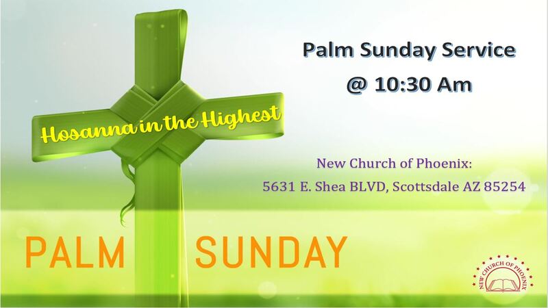 Palm Sunday service, April 2, 2023 @ 10:30 Am